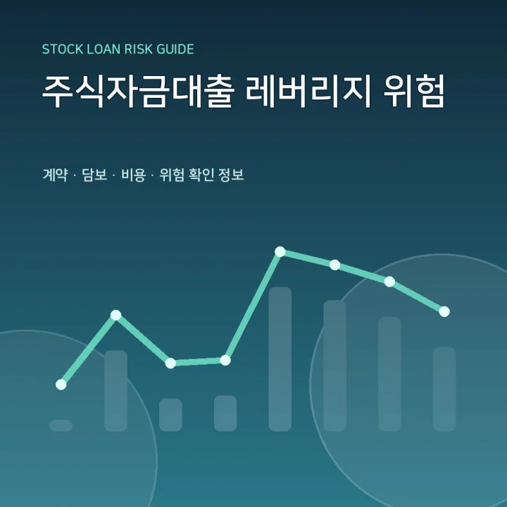 주식자금대출 레버리지 위험