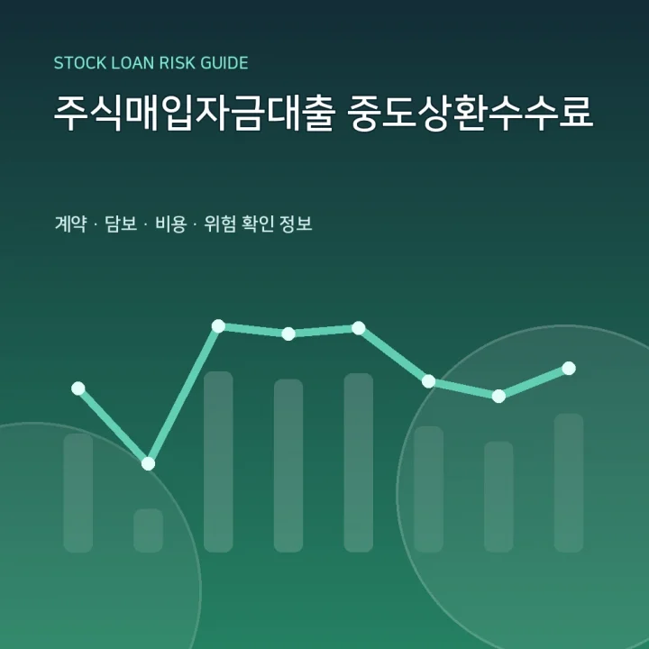 주식매입자금대출 중도상환수수료