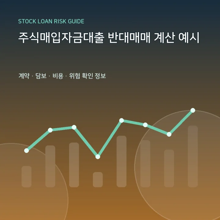 주식매입자금대출 반대매매 계산 예시