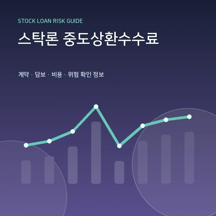 스탁론 중도상환수수료