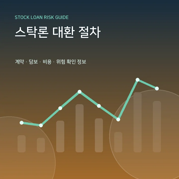 스탁론 대환 절차