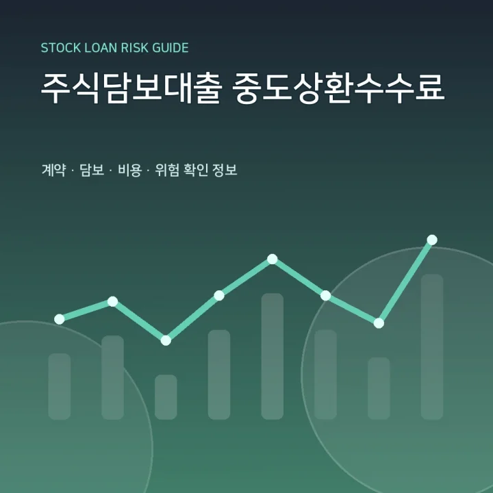 주식담보대출 중도상환수수료