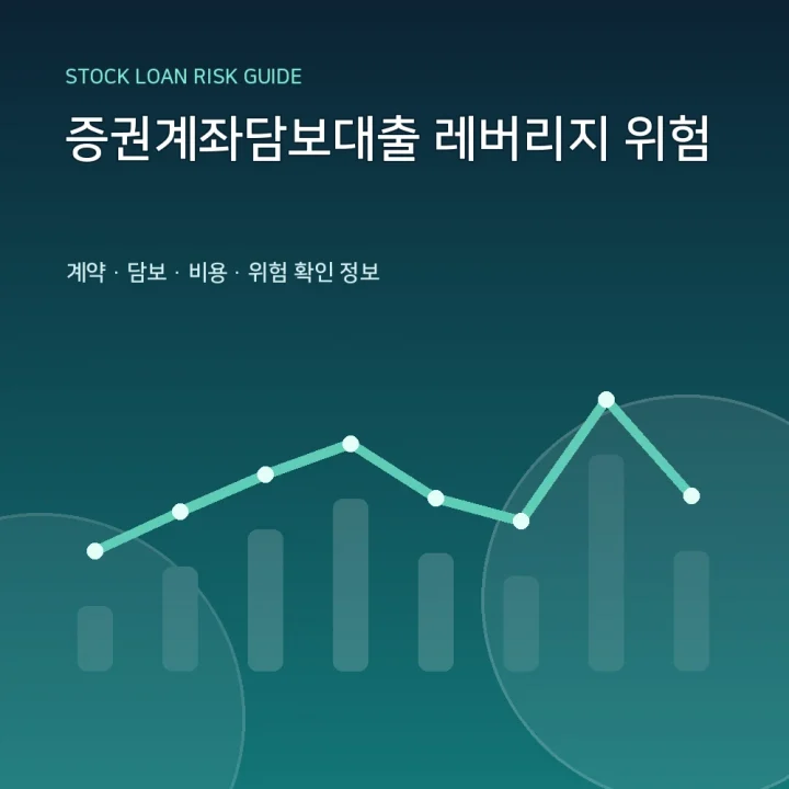 증권계좌담보대출 레버리지 위험