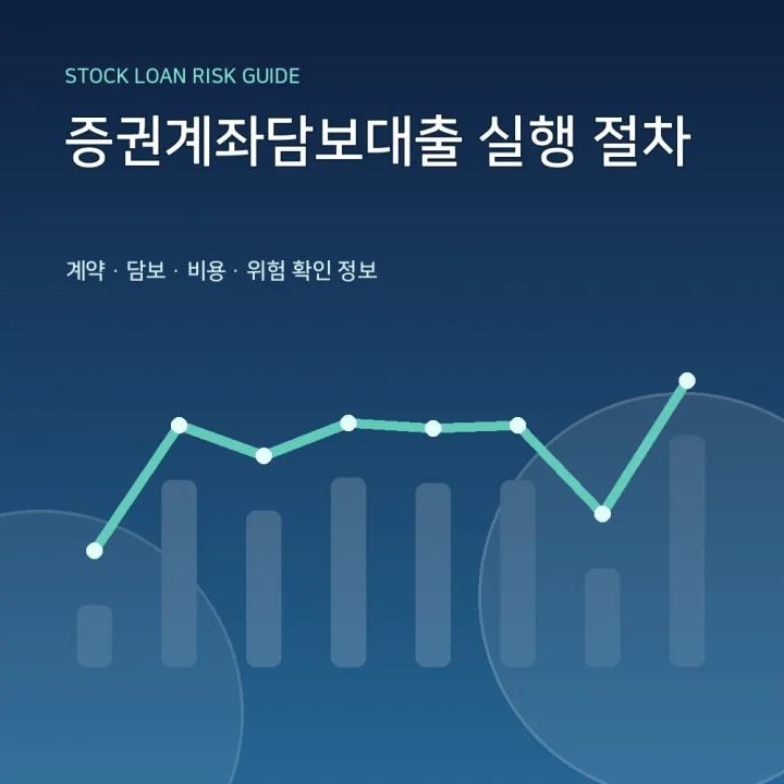 증권계좌담보대출 실행 절차