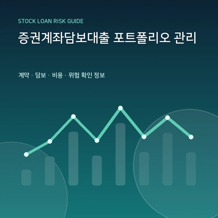 증권계좌담보대출 포트폴리오 관리