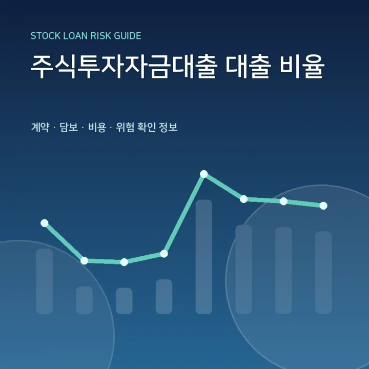 주식투자자금대출 대출 비율