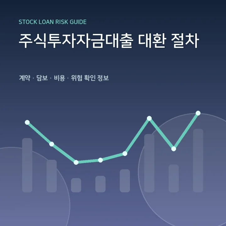 주식투자자금대출 대환 절차