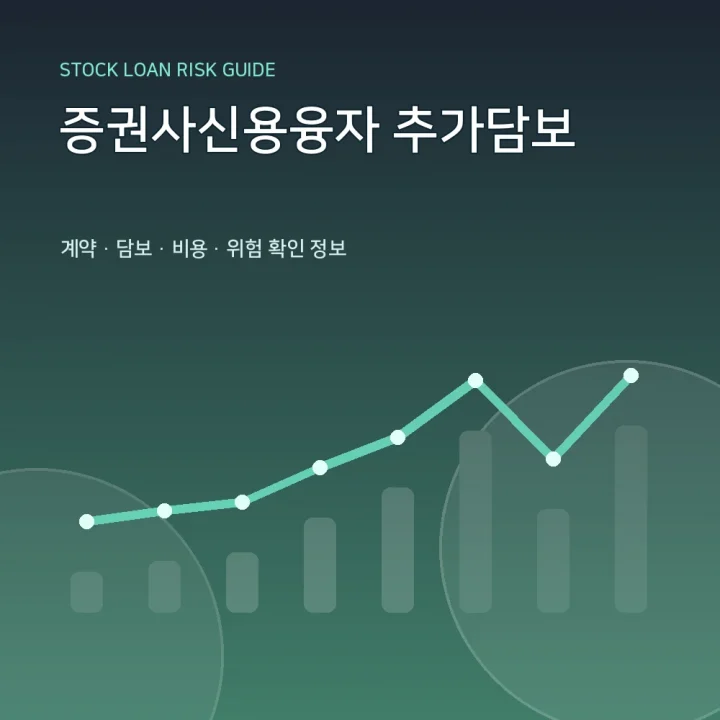 증권사신용융자 추가담보