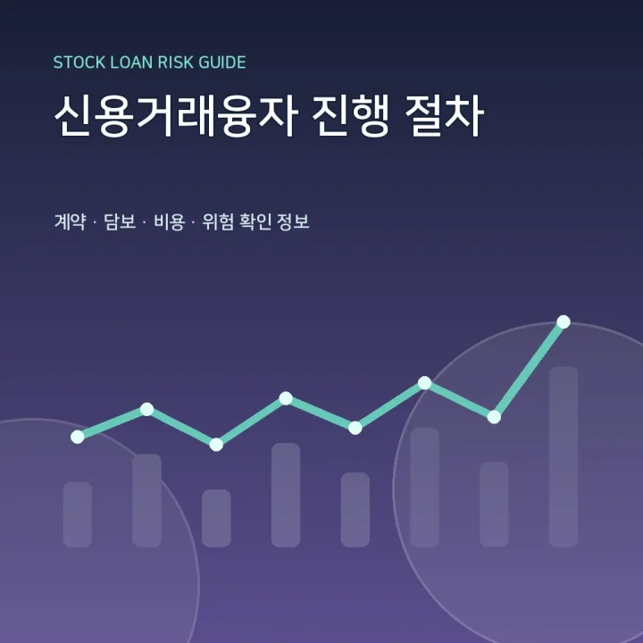 신용거래융자 진행 절차