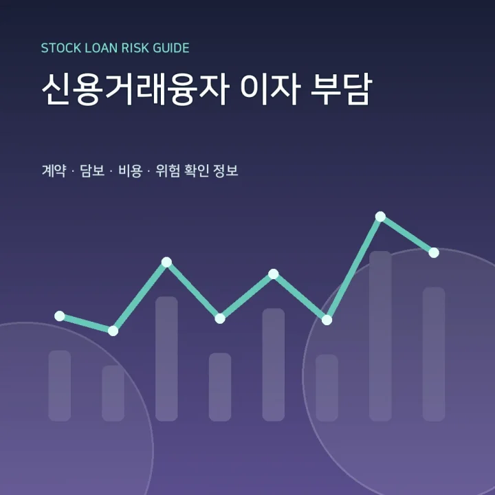 신용거래융자 이자 부담