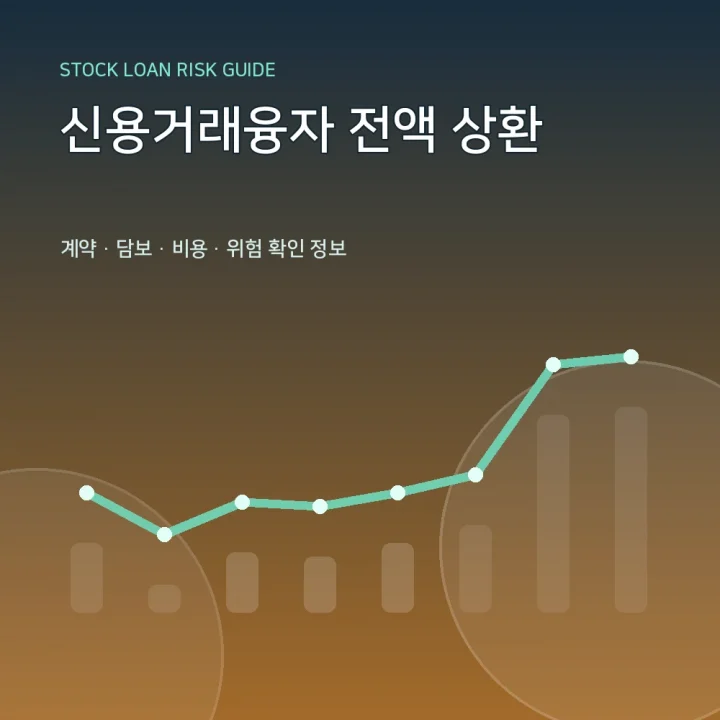 신용거래융자 전액 상환