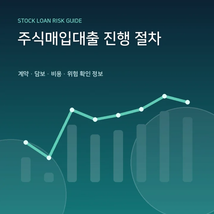 주식매입대출 진행 절차