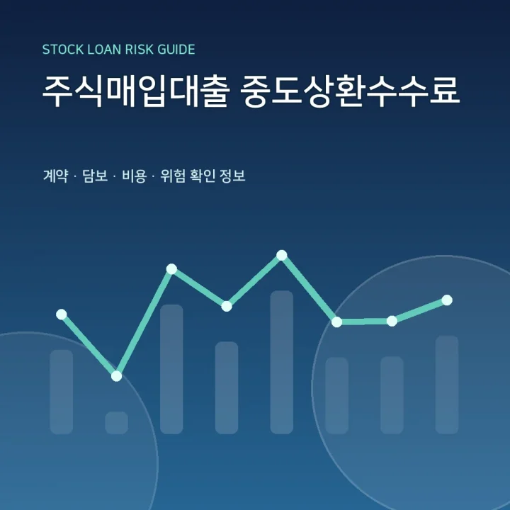 주식매입대출 중도상환수수료