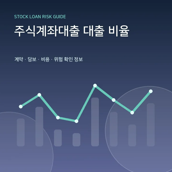 주식계좌대출 대출 비율